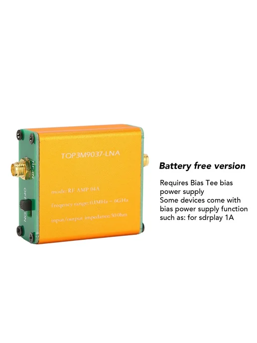 TOPINCN RF Усилитель мощности 0,1МГц-6ГГц 20 дБ Without Batt, вариант, фото 4