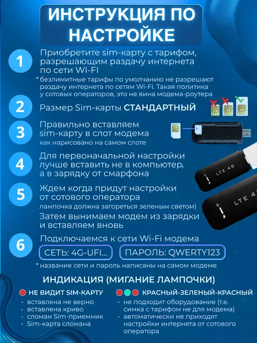 USB Модем 4G WiFi роутер для ноутбука, 4 г, фото 6