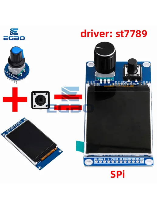 EGBO TFT LCD дисплей с энкодером для Arduino 1.8 inch, вариант, фото 5