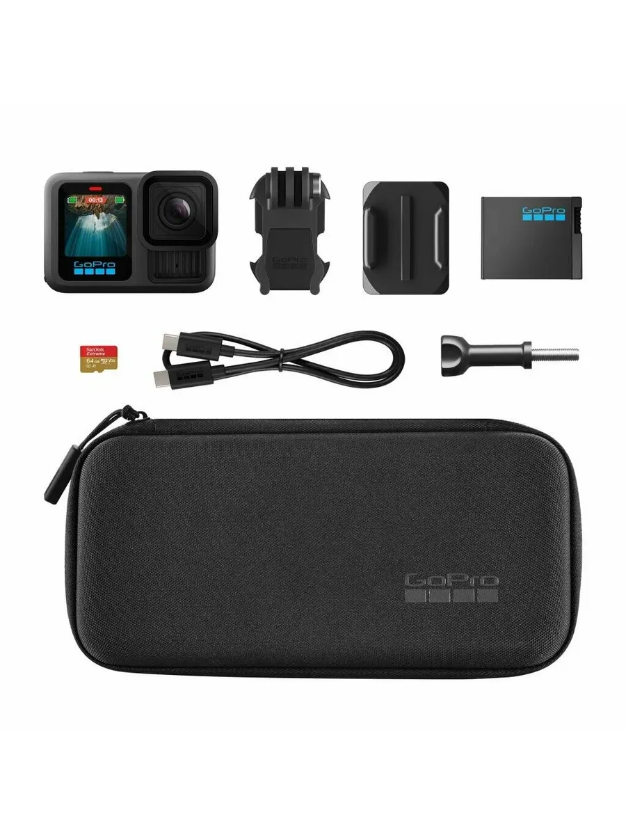 GoPro HERO 13 Black with 64Gb SD Card Bundel