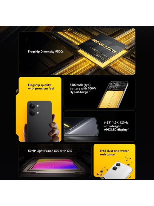 Смартфон Xiaomi X8 Pro Max 12/512 ГБ, желтый, фото 3