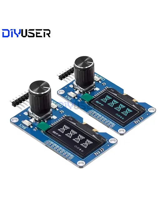 DIYUSER 1,3-дюймовый OLED дисплей белый синий с энкодером EC, синий, фото 2