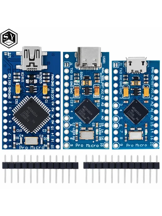 baishundianzi Модуль ATmega32U4 Pro Micro 16 МГц micro usb w, вариант, фото 2
