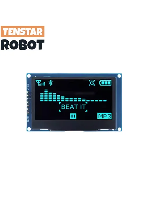 Tenstar Robot OLED дисплей 128x64 I2C interface Blue, 128x64, фото 4