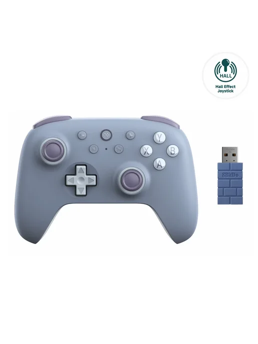 8bitdo Беспроводной геймпад Ultimate 2C Фиолетовый, Dark Blu, фиолетовый
