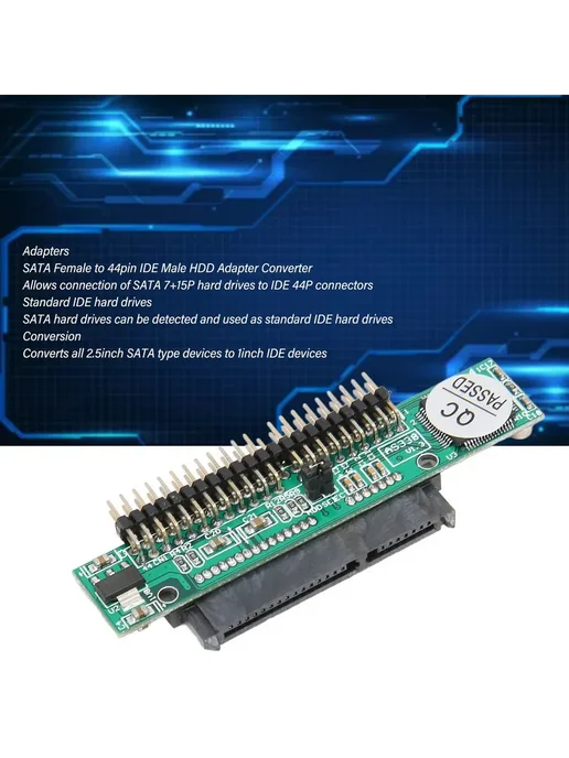 Адаптер SATA to IDE высокая скорость 1.5Gbs для HDD и CD D, вариант, фото 3