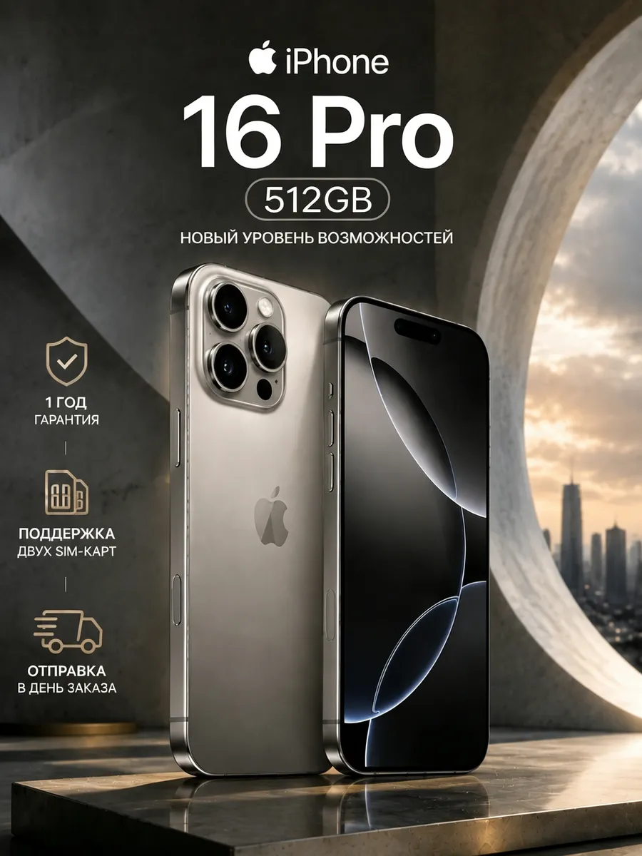 Apple Смартфон iPhone 16 Pro 512 Gb