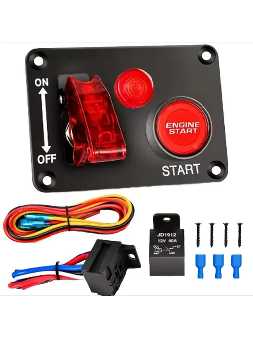 12V пусковая кнопка запуска остановки, переключатель зажиган…, вариант