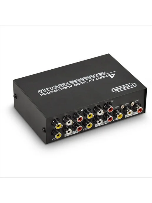FJGEAR AV-коммутатор 4 входа 1 выход, AV RCA-интерфейс, мног…, вариант, фото 2