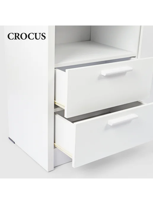 Сrocus Комод с ящиками 151,5х39,8х80 см, 151.5x39.8x80 см, белый, фото 7