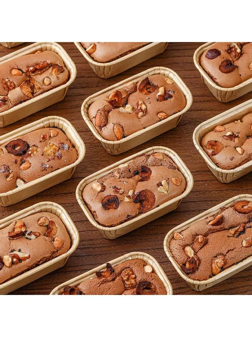 Коробкадлятортаизкрафтбумагипримечаниекпокупке50штуквупак, серый, фото 3