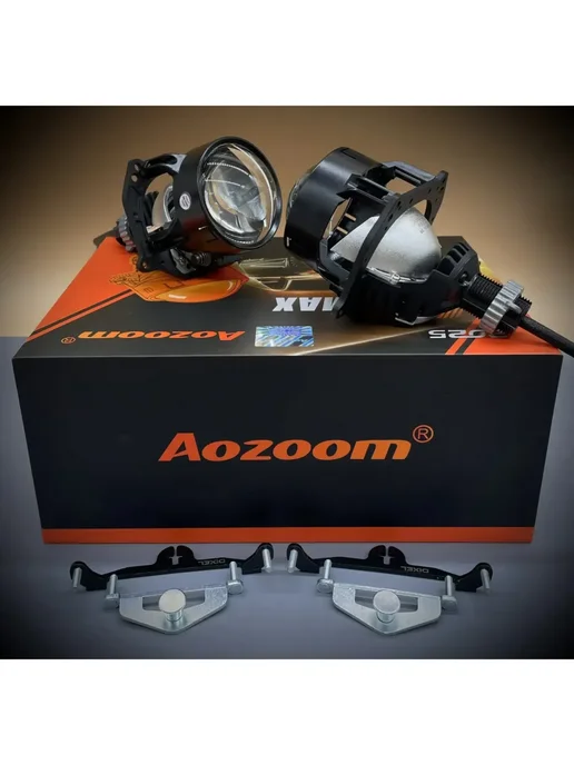 AoZoom Светодиодные линзы 2.5 дюйма для Audi A5 8T 2007-2011 AFS, 4 шт, фото 5