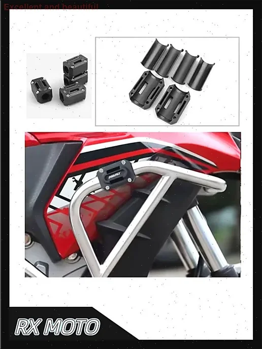 Защитный бампер VOGE DS625X, черный, каучук, черный, фото 6