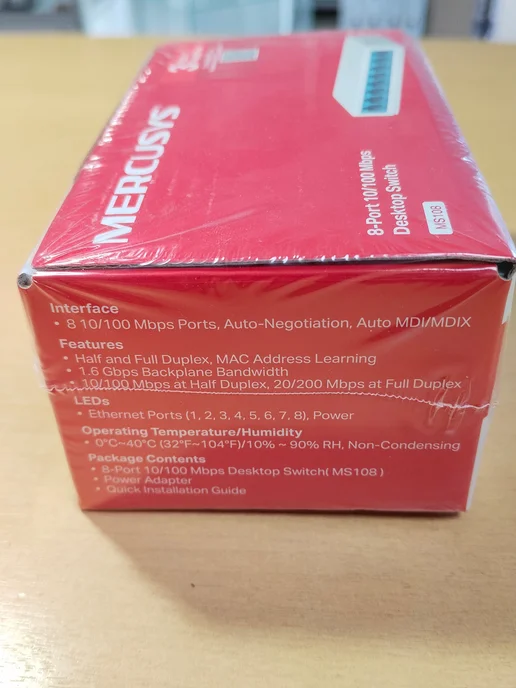Коммутатор (Switch) "Mercusys" MS108, вариант, фото 2