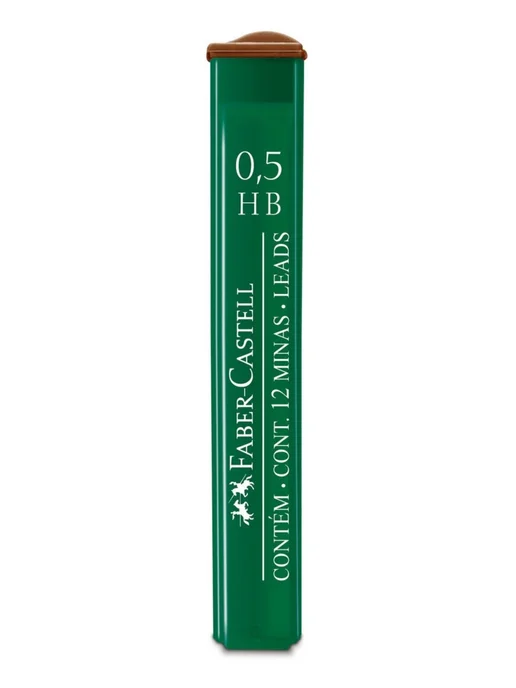 Грифели "Polymer", 12 шт. HB 0.5мм, 12 шт