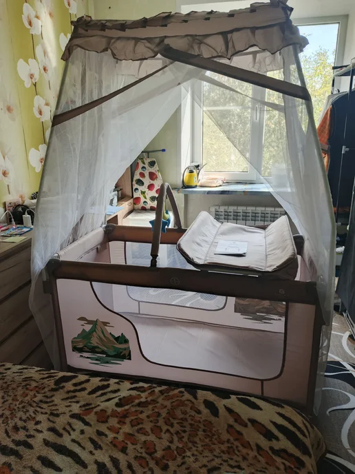 CINLANKIDS Кроватка для новорожденного манеж, вариант