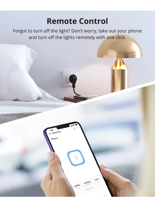 Sonoff Умная Wi-Fi Розетка S60 EU С Таймером, Wi-Fi, фото 3