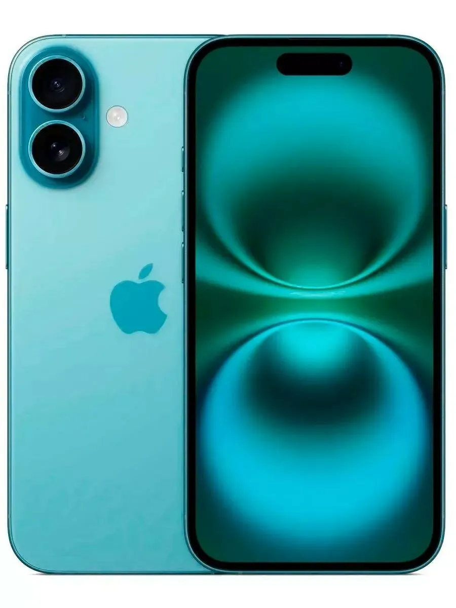 Apple Смартфон iPhone 16 128GB, Teal Sim+ESim 2024