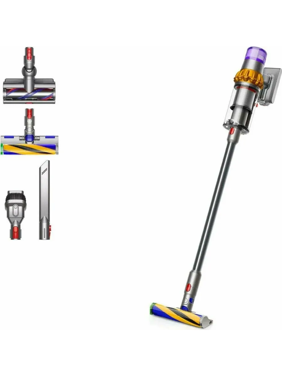 Dyson Пылесос V15 Detect Absolute SV47 Yellow Nickel