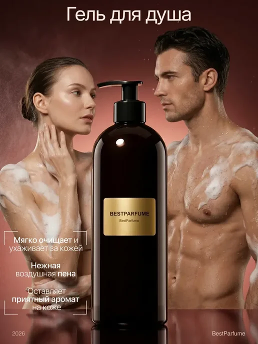 BestParfume Гель для душа парфюмированный Molecule 02 Молекула 02, 500 мл, фото 2