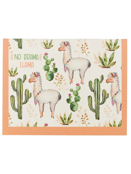 Нет бренда Блок для записей «No drama llama», 80х105 мм, 190 листов, 80x105 мм, фото 2