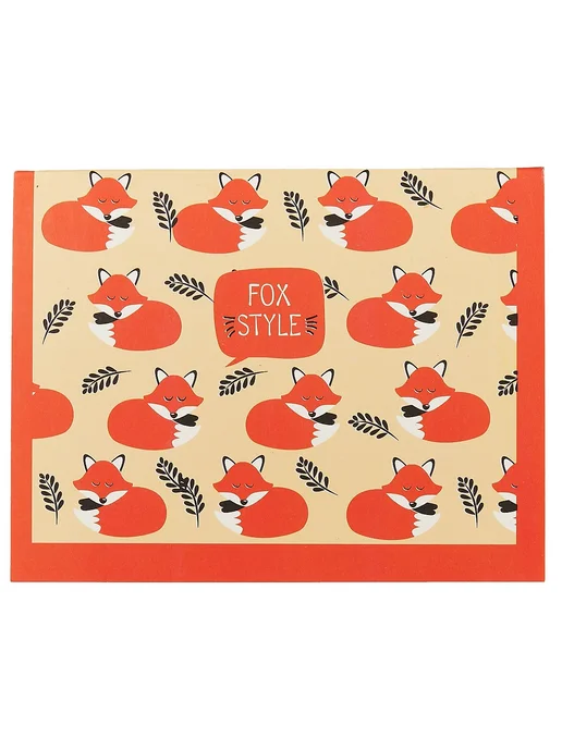 Нет бренда Блок для записей «Fox style», 80х105 мм, 190 листов, 80x105 мм, фото 2