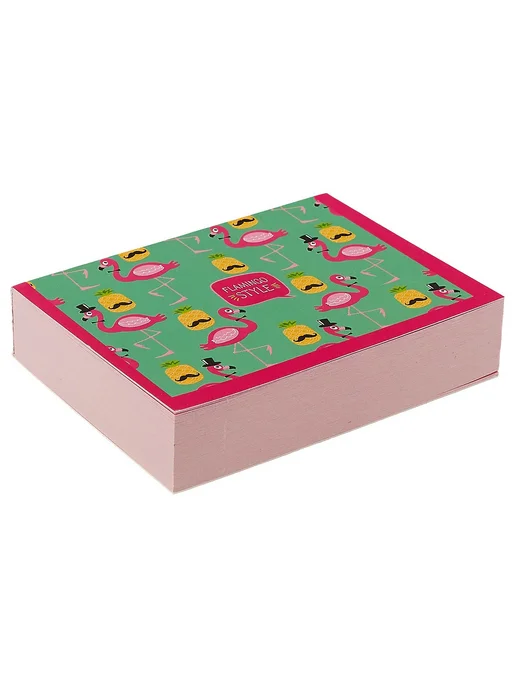 Нет бренда Блок для записей «Flamingo style», 80х105 мм, 190 листов, 80x105 мм