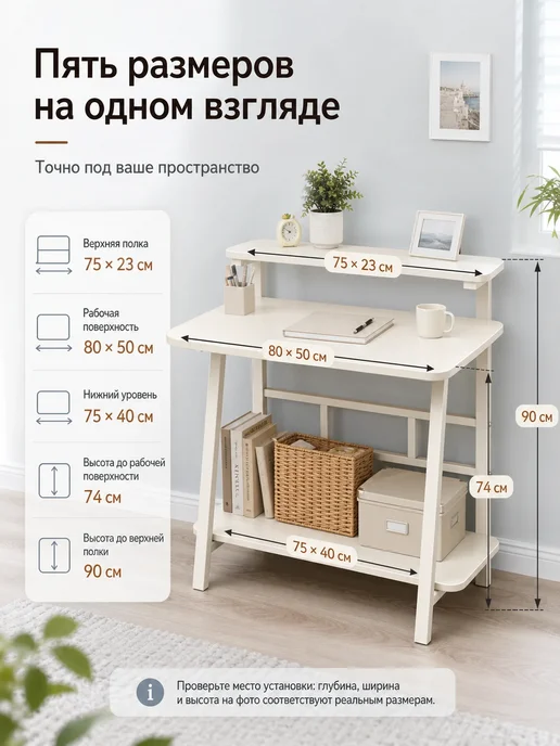 Стол компьютерный белый, белый, фото 4