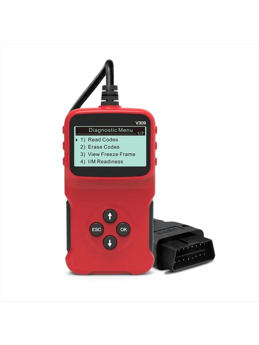 OBD2 OBDII V309 сканер, автомобильный считыватель сброс кодо…, вариант, фото 4