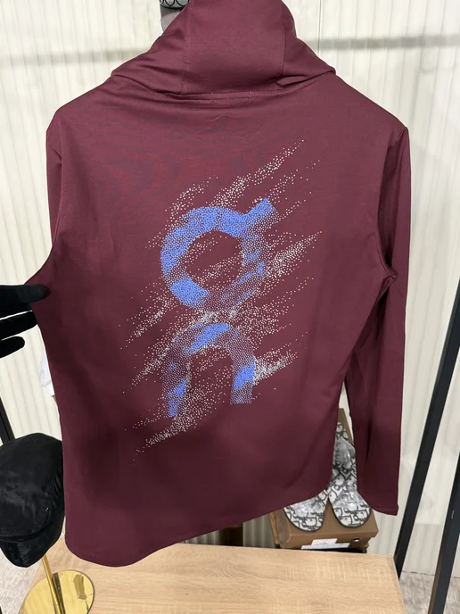 LoroPiana Лонгслив спортивный On cloud, красный