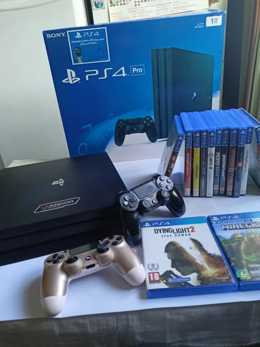 Игровая приставка PlayStation4 pro + 700игр, черный, фото 2