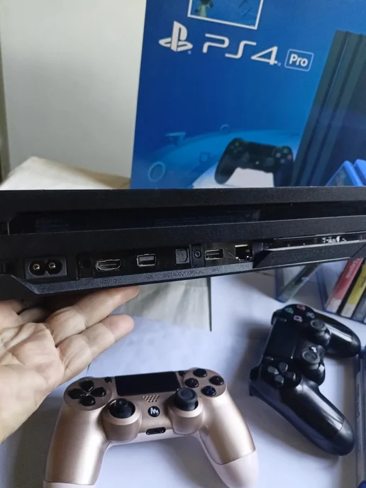 Игровая приставка PlayStation4 pro + 700игр, черный, фото 3