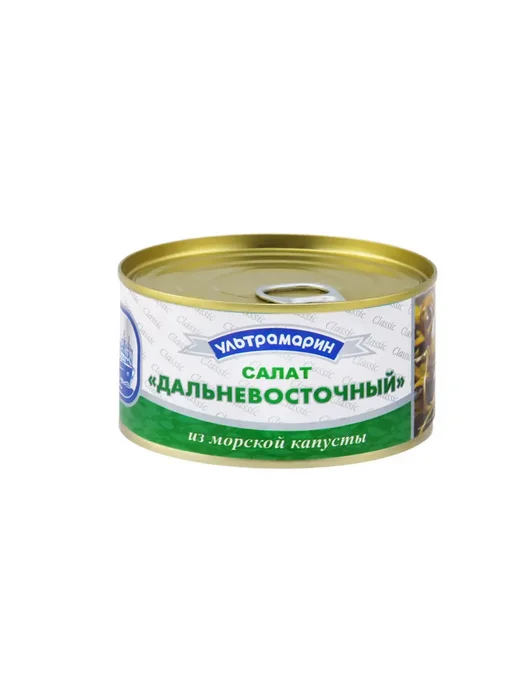Ультрамарин Салат из Морской капусты Дальневосточный 220 г 2 шт, 220 г, 3 шт, фото 2
