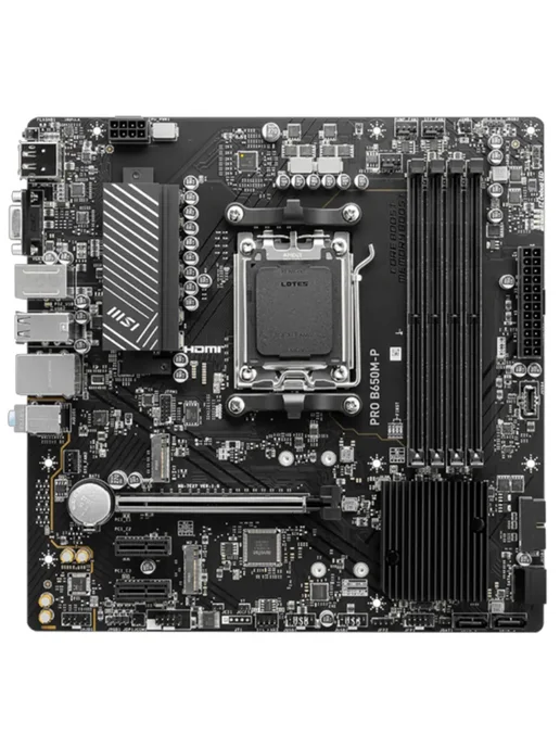 MSI PRO B650M-P AM5 DDR5 Материнская плата, черный, фото 2