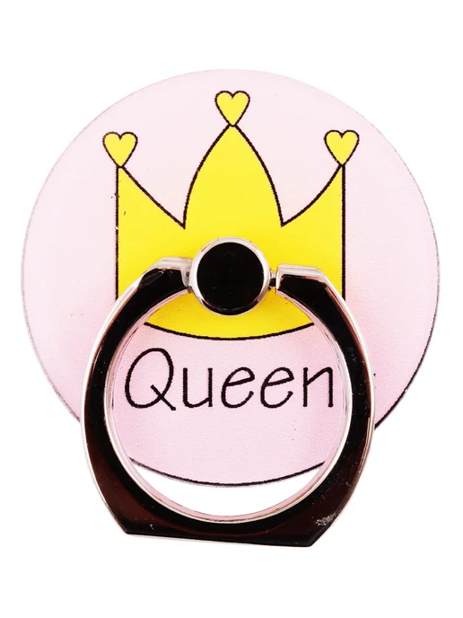 Нет бренда Держатель-кольцо для телефона Queen (корона) (металл), вариант