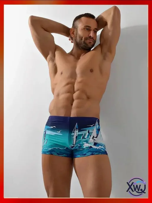 Плавательные шорты PW SOLID BOARDSHORT, тёмно-синие, синий, фото 4