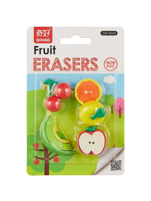 Нет бренда Ластик-пазл «Fruits», набор, вариант