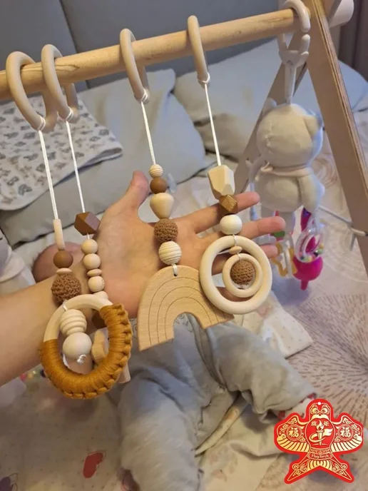 4 подвесные игрушки для стойки Монтессори, вариант, фото 3