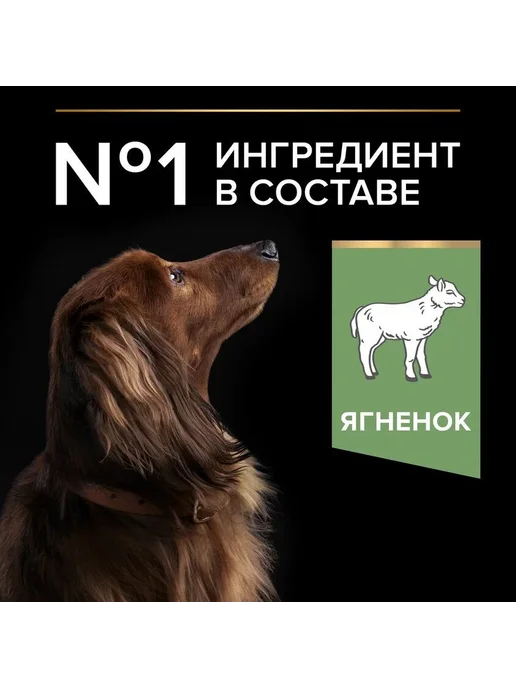 Сухой корм PRO PLAN для собак, ягненок, 0,7 кг, фото 5