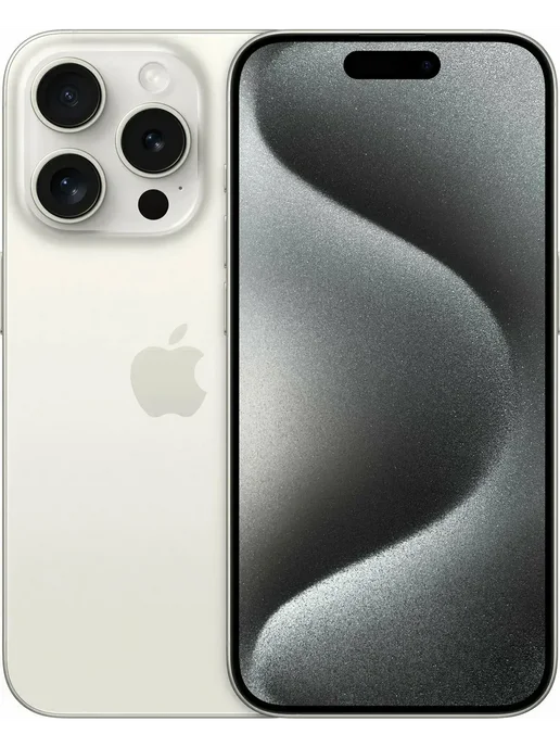 Смартфон Apple iPhone 15 Pro 1 ТБ, белый, фото 2