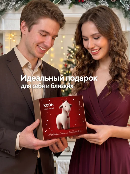 Kooh Подарочный набор специй на Новый год 2027 для кофе, 5 шт, 5 шт, фото 2