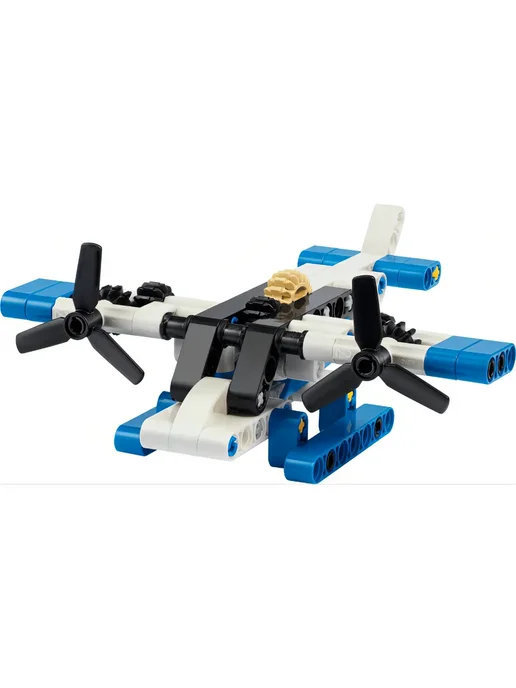 LEGO Техник Белый гидроплан 30736, белый, фото 2
