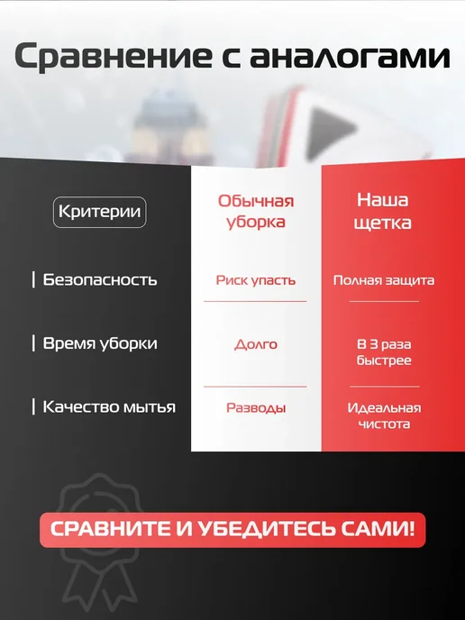 Магнитная щетка для мытья окон, белый, фото 3