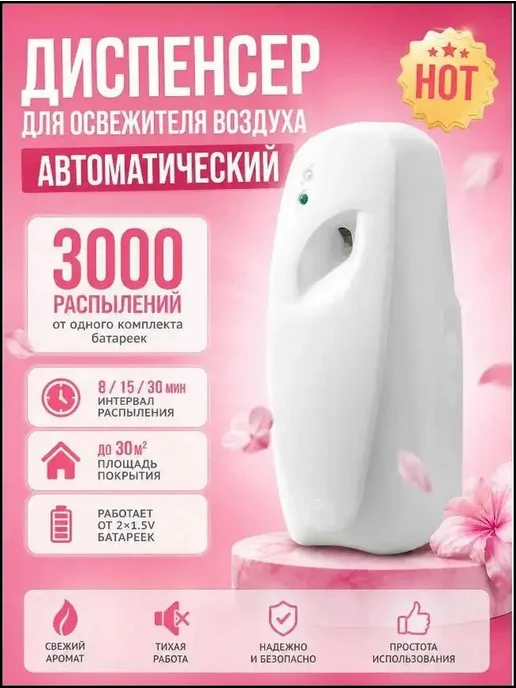 Автоматический премиумдиспенсер для аромата, вариант