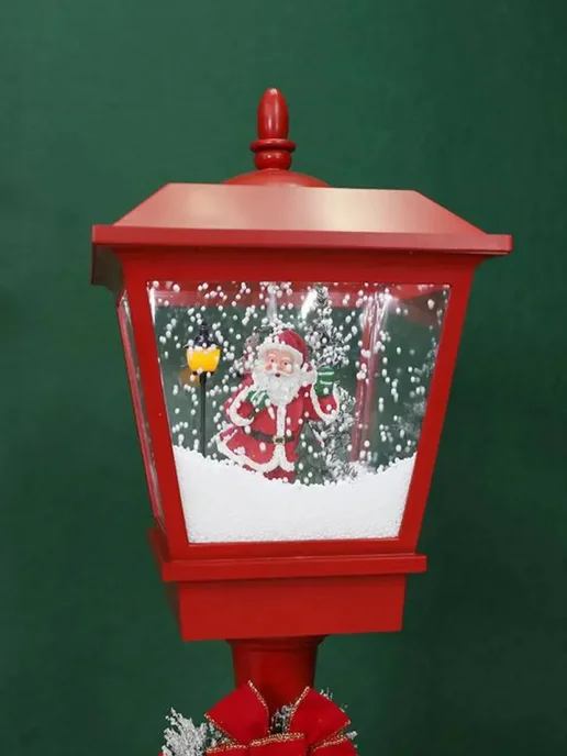 Новогодний фонарь декоративный со снегом,1.9m, вариант, фото 2