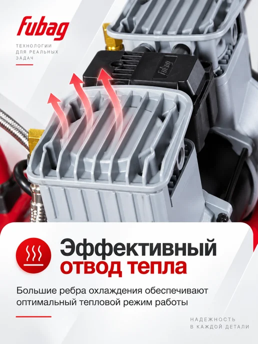 FUBAG Компрессор воздушный безмасляный малошумный OLS 500 50 CM2х2, 2x2, фото 2