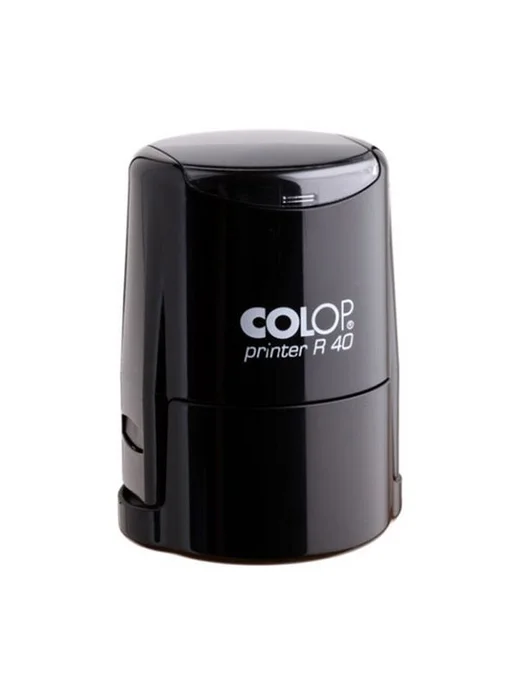Colop Printer R40 автоматическая оснастка для печатей, диам. 41.5 мм, цвет СИНИЙ, черный, фото 2