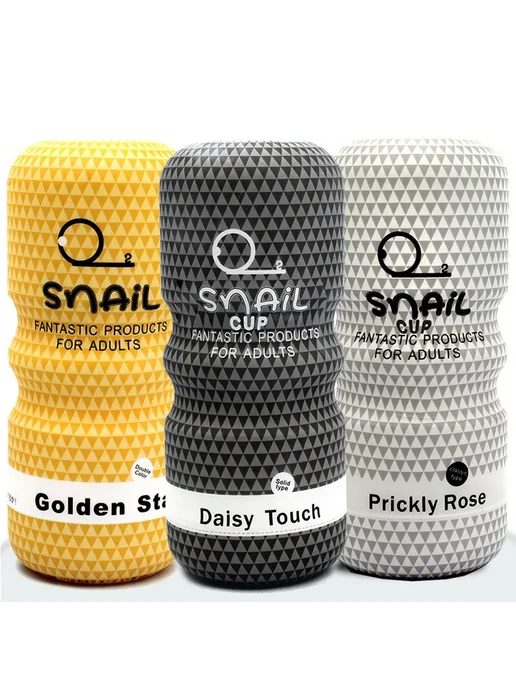 TleMeny Секс-игрушка Snail Cup Daisy Touch, черный, черный, фото 2