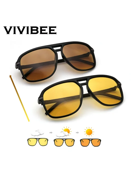 VIVIBEE Солнцезащитные очки Matte Black Jasper, цвет линз 4, черный, фото 2