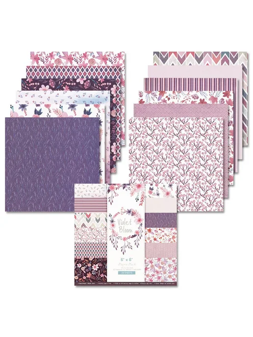 Нет бренда Бумага для скрапбукинга 24 листа 15x15 см 12 Sheets 15x15cm, 15x15 см, фото 2